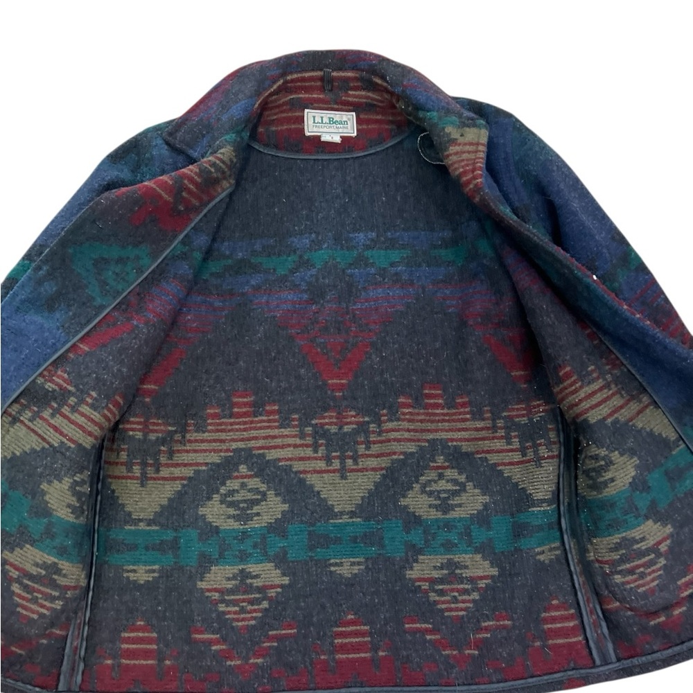 L.L. Bean Multicolor Patterned Jacket - Picture 2 of 14